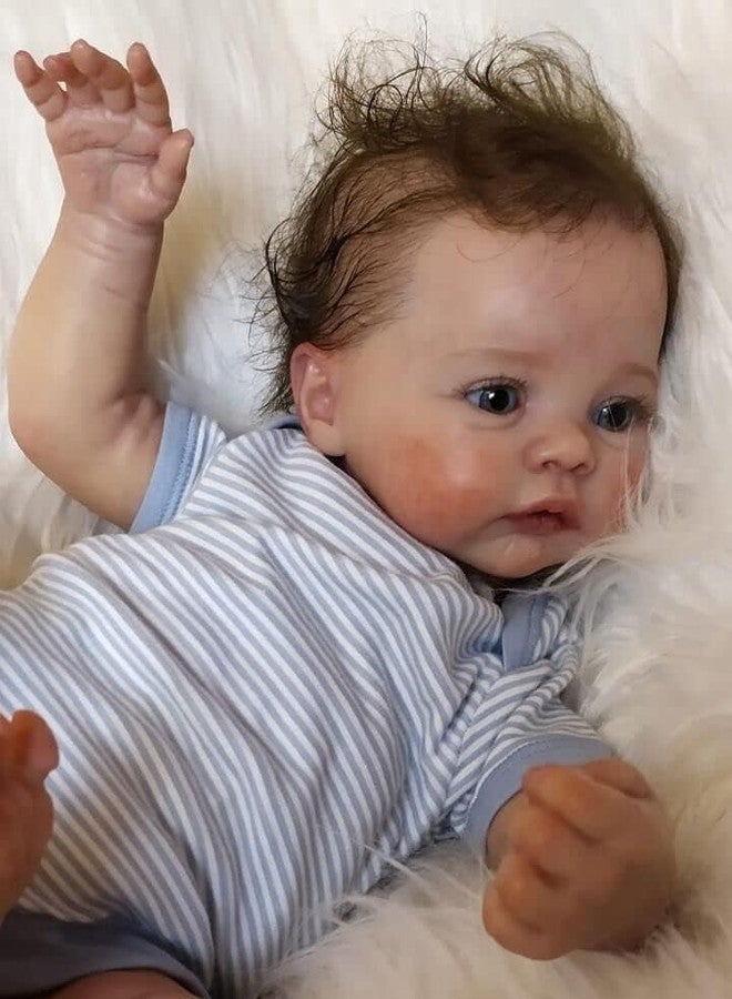 Anano Reborn Baby Dolls Silicone Full Body-19 in Realistic Baby Doll, Full Silicone Babys Doll Lifelike Boy, Real Life Reborn Dolls, Anatomically Correct Newborn Babys Washable - Image 5
